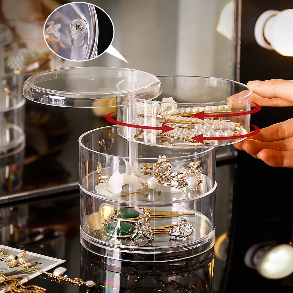 Shop Jewelry & Watches Near Me - Organizer na biżuterię obracany o 360