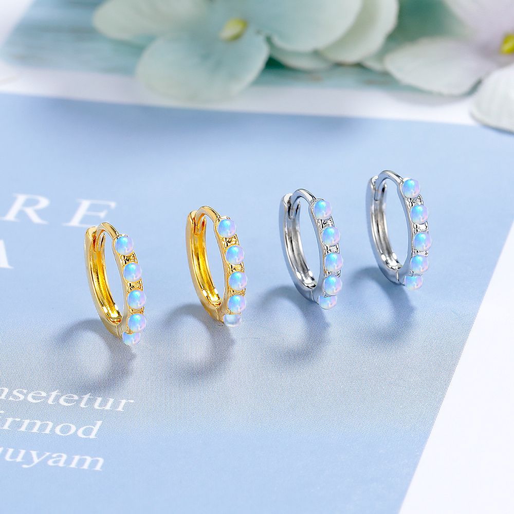 Kolczyki ze srebra próby 925,  – Opal Earrings Dangle recenzja i cena
