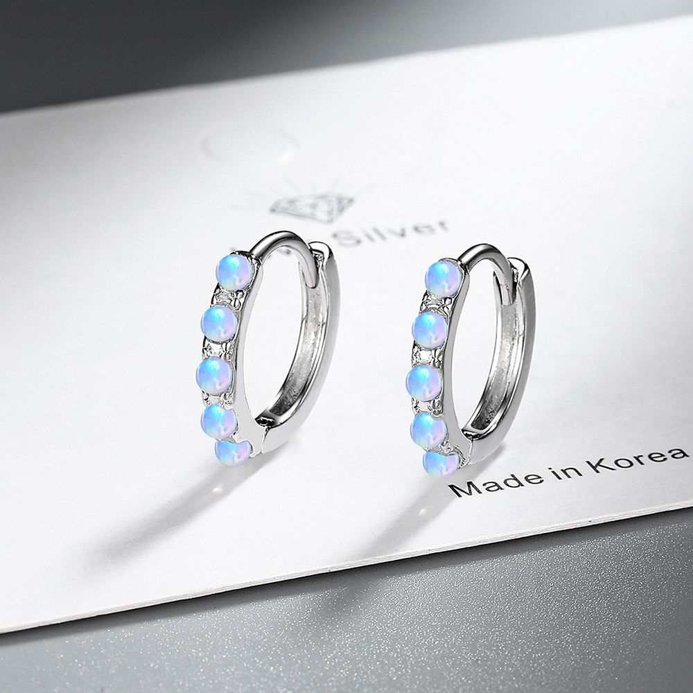 Kolczyki ze srebra próby 925,  – Opal Earrings Dangle recenzja i cena