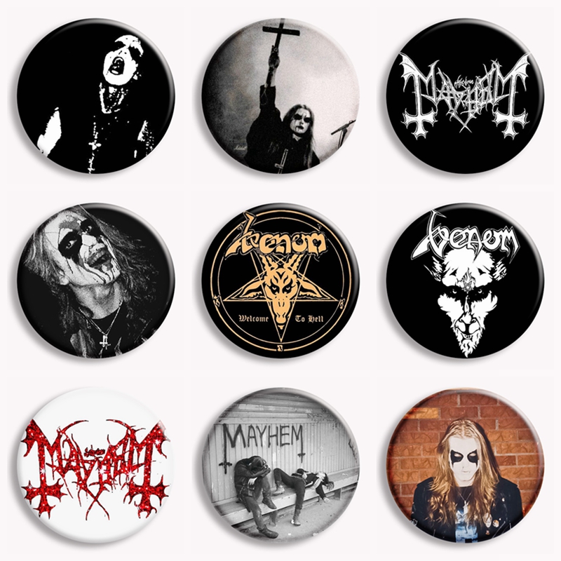 Rock Mayhem Band Soft Button P – Vintage Brooch Pin recenzja i cena