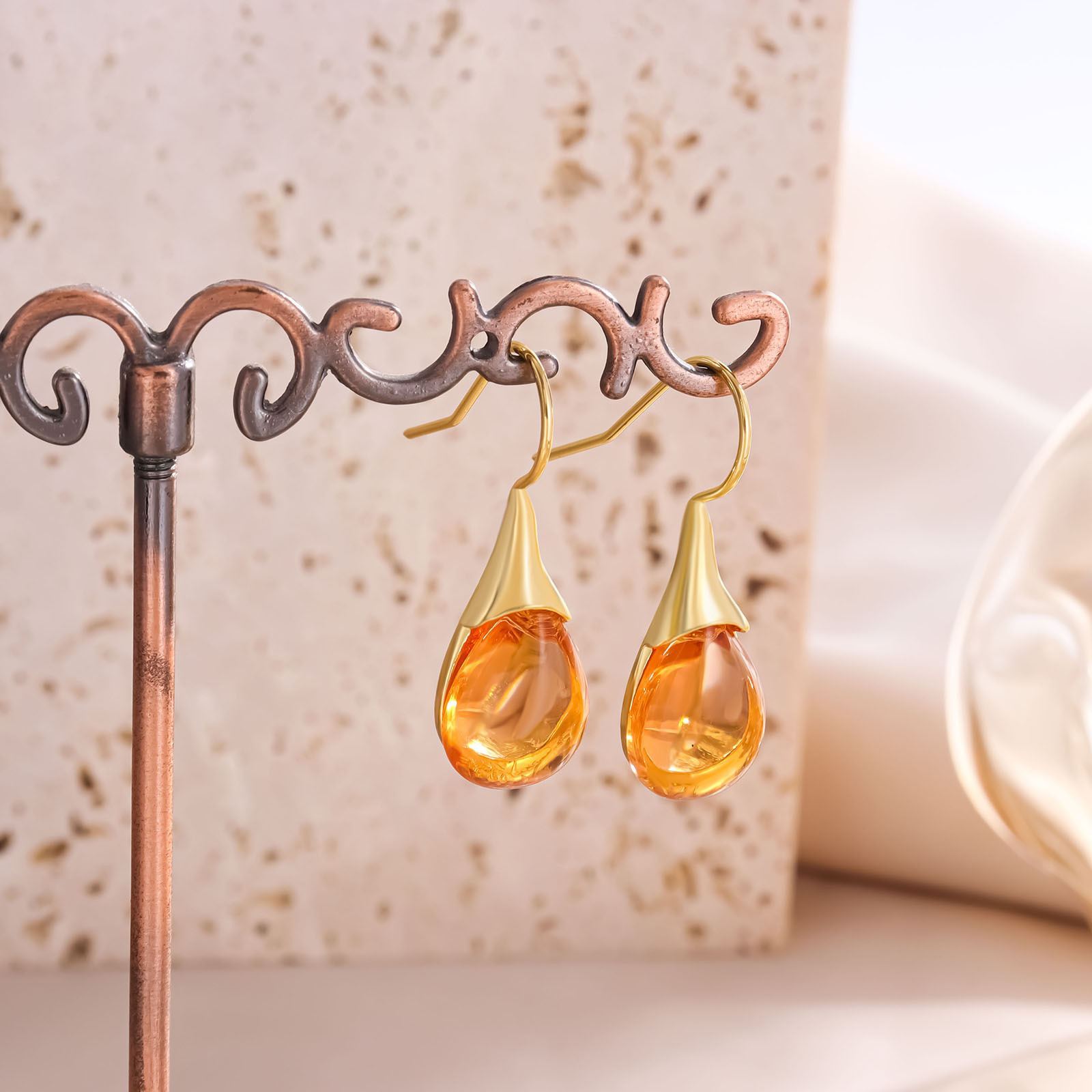 Modne damskie kolczyki z kamie – Opal Earrings Dangle recenzja i cena