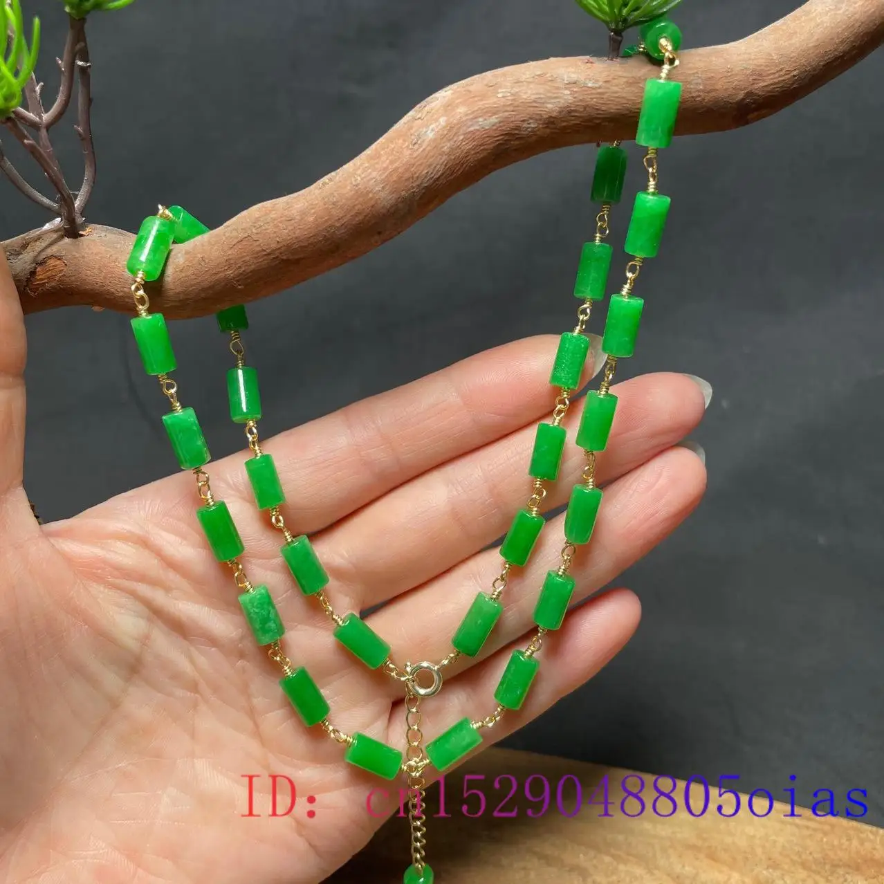 Zielony Jadeitowy Naszyjnik z  – Jewelry & Watches Vitopoulos Reviews recenzja i cena