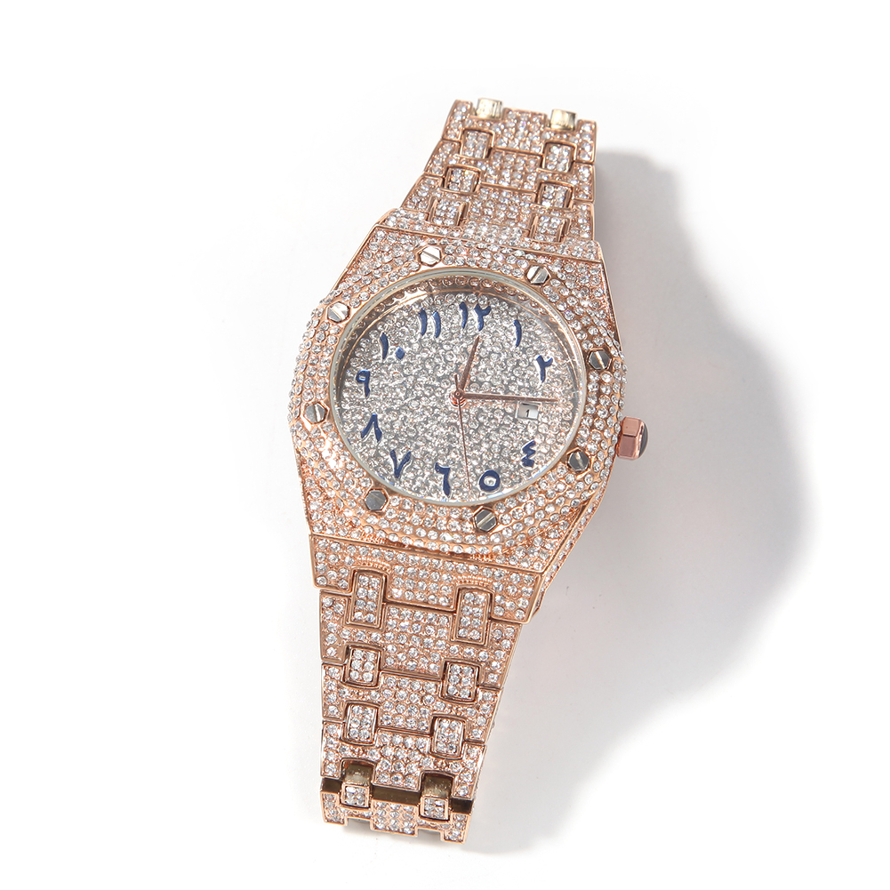 THE BLING KING Cyfry arabskie  – King'S Jewelry Watches recenzja i cena