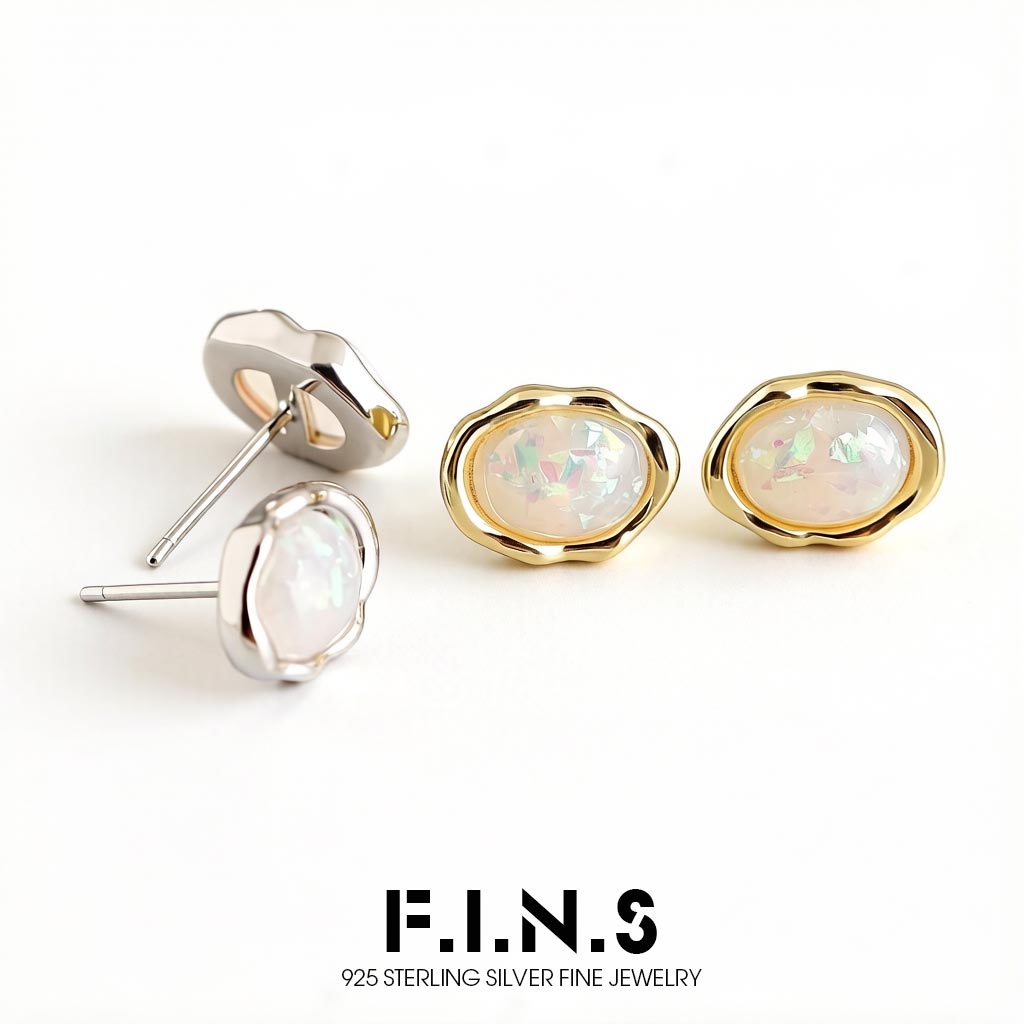 Kolczyki sztyfty F.I.N.S z pra – Opal Earrings Dangle recenzja i cena