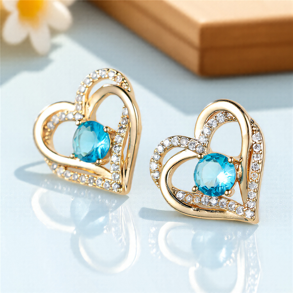 Małe kolczyki wkrętki w kształ – Opal Earrings Dangle recenzja i cena