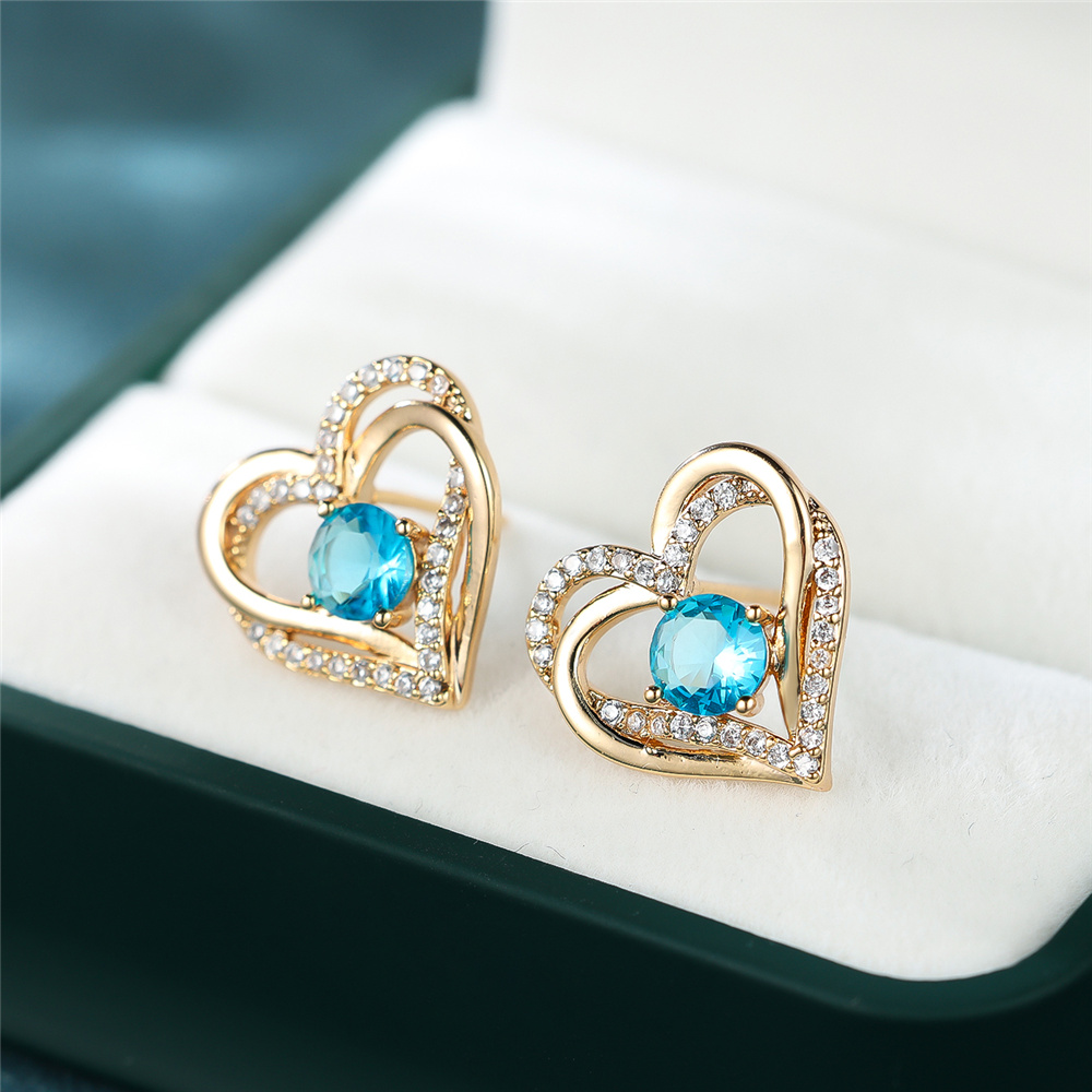 Małe kolczyki wkrętki w kształ – Opal Earrings Dangle recenzja i cena