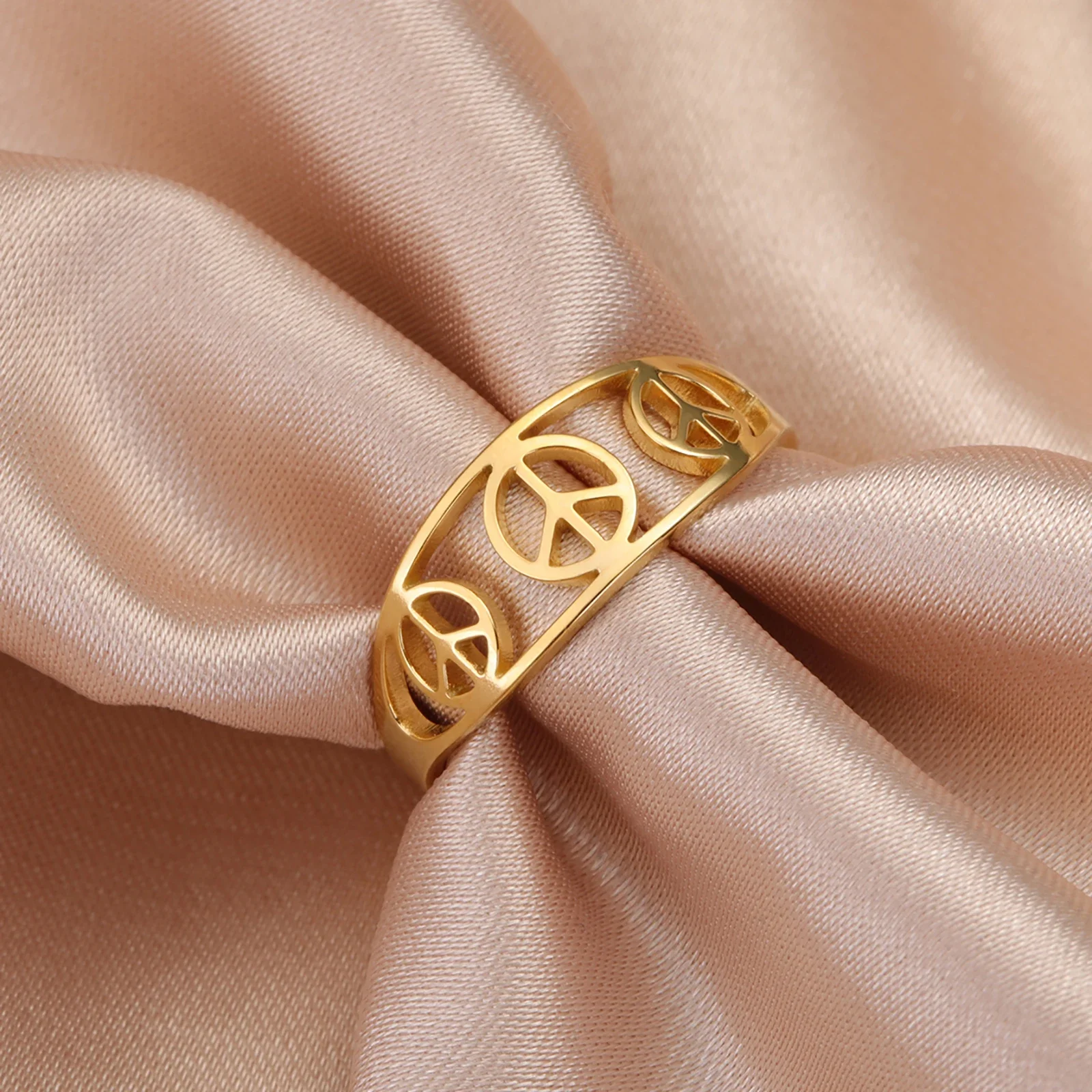 Pierścienie z symbolem pokoju, – Pacific Jewelry & Watches Los Angeles recenzja i cena