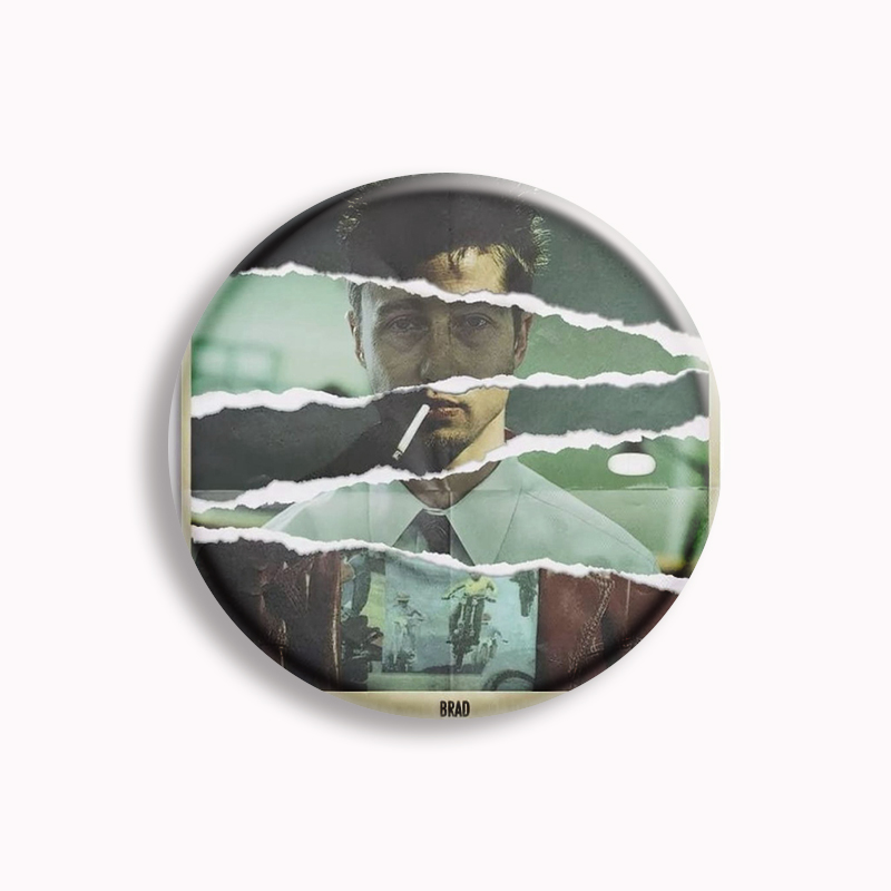 Retro Classic Film Fight Club  – Vintage Brooch Pin recenzja i cena