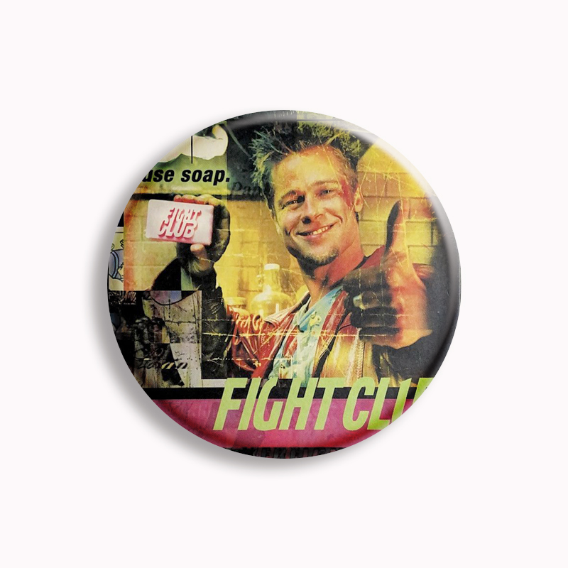 Retro Classic Film Fight Club  – Vintage Brooch Pin recenzja i cena