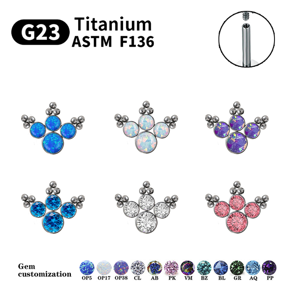 Kolczyki sztyfty z tytanu G23  – Opal Earrings Dangle recenzja i cena