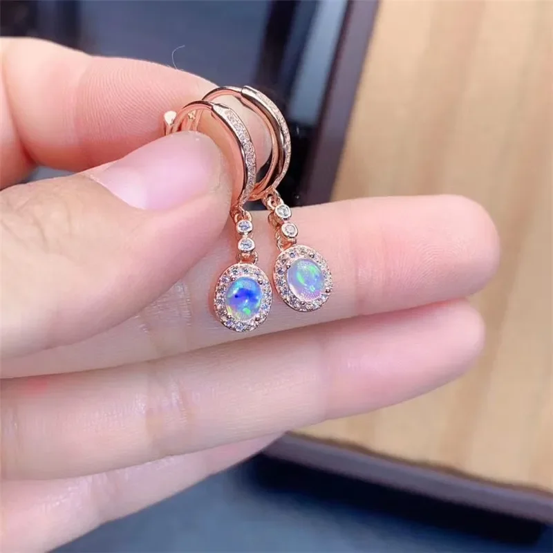 Nowe kolczyki z naturalnym opa – Opal Earrings Dangle recenzja i cena