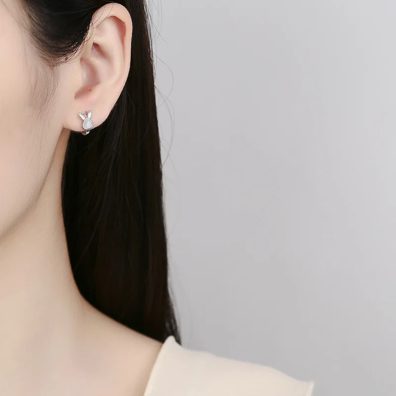 925 srebro królik opal zodiak  – Opal Earrings Dangle recenzja i cena