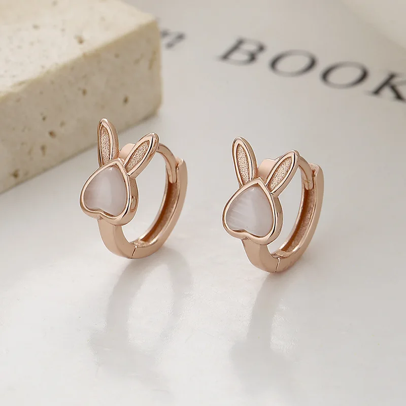 925 srebro królik opal zodiak  – Opal Earrings Dangle recenzja i cena